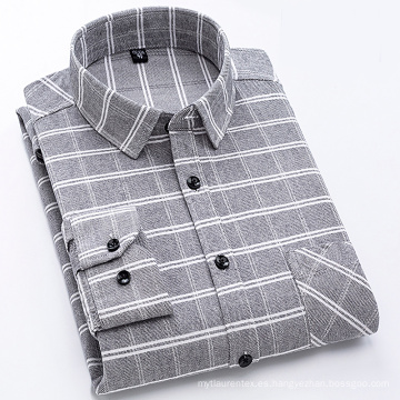 Camisa hombre 100% algodón franela